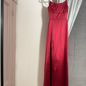Elegant Red Evening Gown